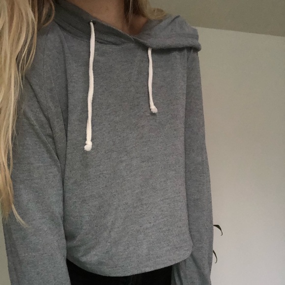 Tops - Cute gray hoodie from LA Hearts